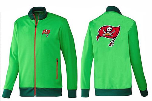 NFL Tampa Bay Buccaneers Team Logo Jacket Green - Click Image to Close