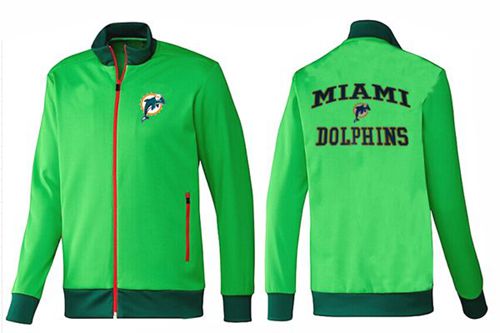 NFL Miami Dolphins Heart Jacket Green_2