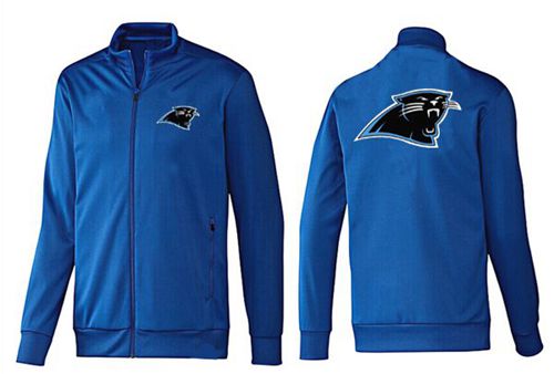 NFL Carolina Panthers Team Logo Jacket Blue_2