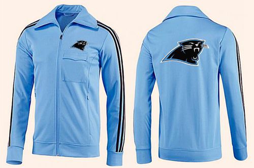 NFL Carolina Panthers Team Logo Jacket Light Blue