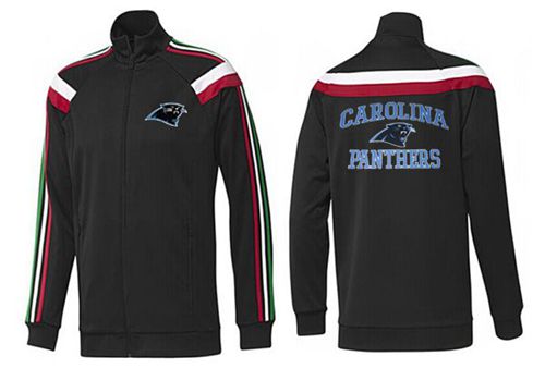 NFL Carolina Panthers Heart Jacket Black_1 - Click Image to Close