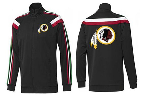 NFL Washington Redskins Team Logo Jacket Black_2