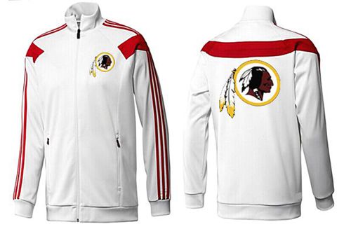 NFL Washington Redskins Team Logo Jacket White_2