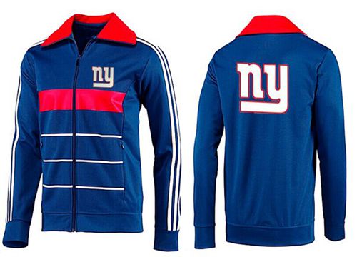 NFL New York Giants Team Logo Jacket Blue_4 - Click Image to Close