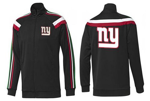 NFL New York Giants Team Logo Jacket Black_2 - Click Image to Close