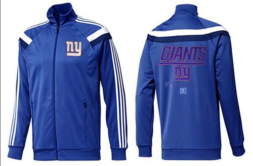 NFL New York Giants Victory Jacket Blue_2