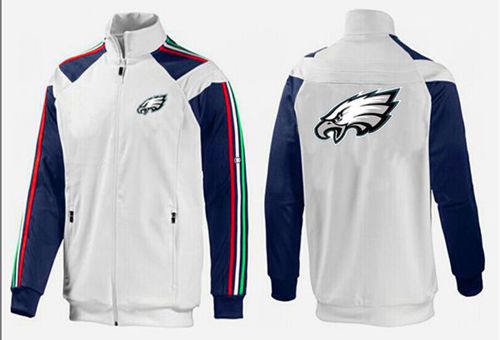 NFL Philadelphia Eagles Team Logo Jacket White_2