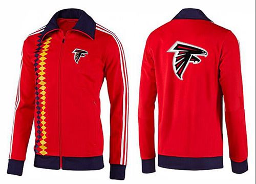 NFL Atlanta Falcons Team Logo Jacket Red_2