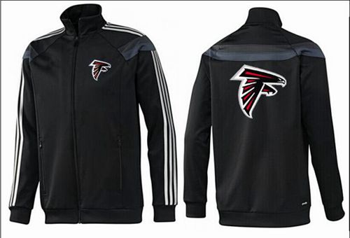 NFL Atlanta Falcons Team Logo Jacket Black_3