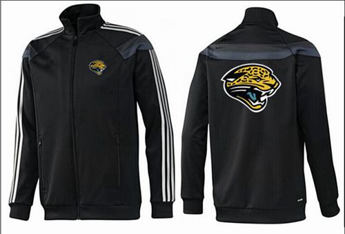 NFL Jacksonville Jaguars Team Logo Jacket Black_3 - Click Image to Close