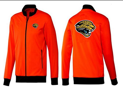 NFL Jacksonville Jaguars Team Logo Jacket Orange