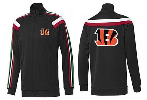 NFL Cincinnati Bengals Team Logo Jacket Black_2