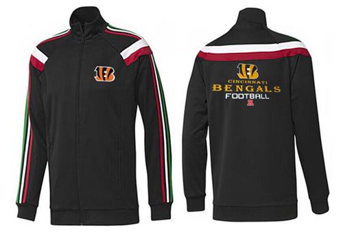 NFL Cincinnati Bengals Victory Jacket Black_1 - Click Image to Close