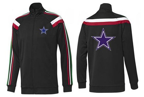 NFL Dallas Cowboys Team Logo Jacket Black_2 - Click Image to Close