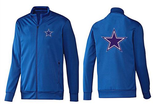 NFL Dallas Cowboys Team Logo Jacket Blue_2 - Click Image to Close