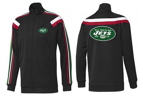 NFL New York Jets Team Logo Jacket Black_2 - Click Image to Close