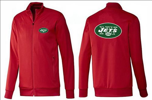 NFL New York Jets Team Logo Jacket Red