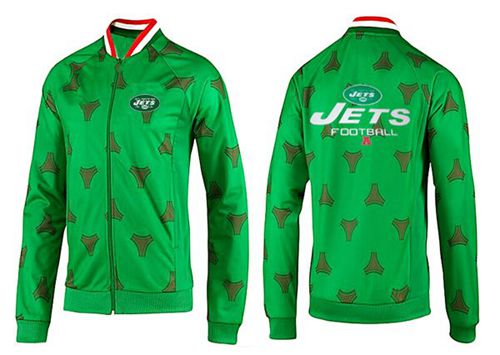 NFL New York Jets Victory Jacket Green_1 - Click Image to Close