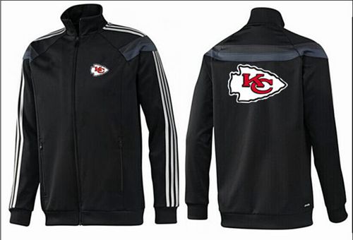 NFL Kansas City Chiefs Team Logo Jacket Black_3