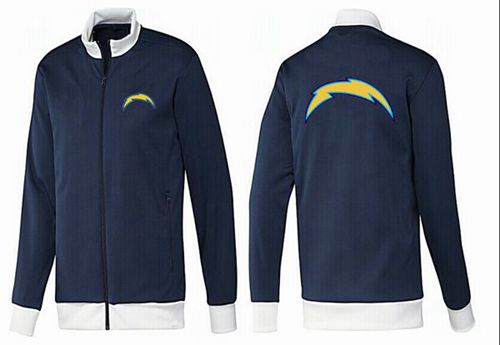 NFL Los Angeles Chargers Team Logo Jacket Dark Blue_1