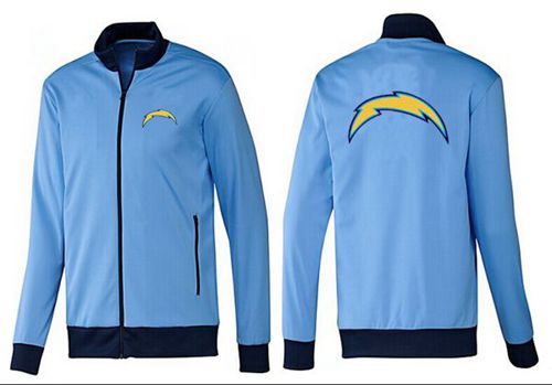 NFL Los Angeles Chargers Team Logo Jacket Light Blue_1