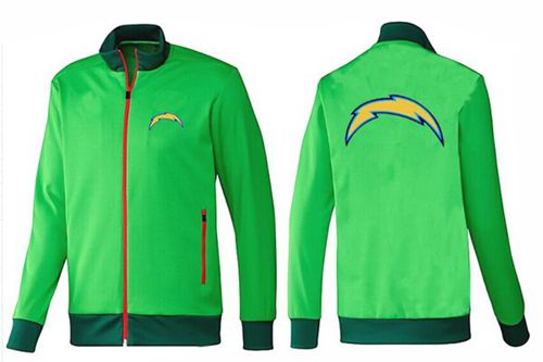 NFL Los Angeles Chargers Team Logo Jacket Green