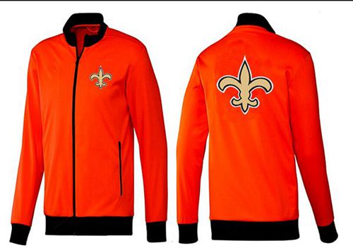 NFL New Orleans Saints Team Logo Jacket Orange