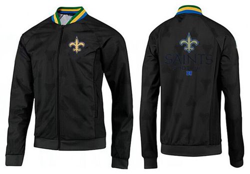 NFL New Orleans Saints Victory Jacket Black_2