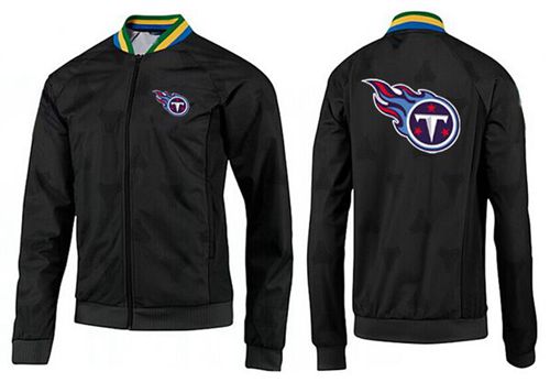 NFL Tennessee Titans Team Logo Jacket Black_3 - Click Image to Close