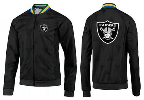 NFL Oakland Raiders Team Logo Jacket Black_4