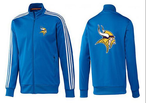 NFL Minnesota Vikings Team Logo Jacket Blue_1 - Click Image to Close