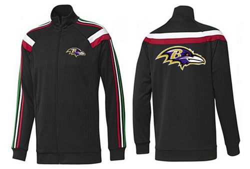 NFL Baltimore Ravens Team Logo Jacket Black_2