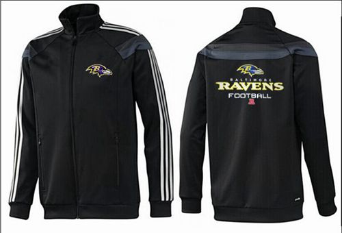 NFL Baltimore Ravens Victory Jacket Black_2 - Click Image to Close