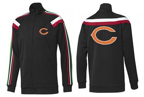 NFL Chicago Bears Team Logo Jacket Black_1