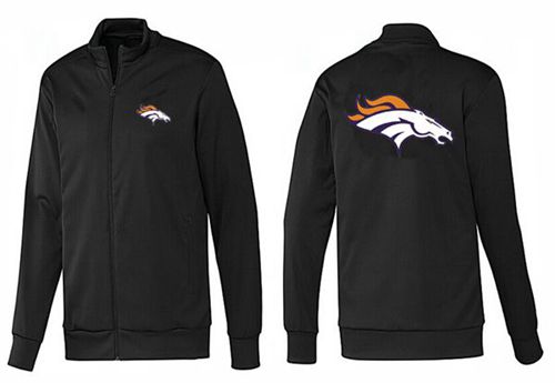 NFL Denver Broncos Team Logo Jacket Black_1