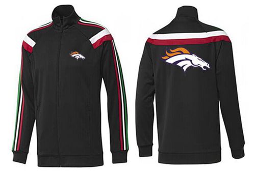 NFL Denver Broncos Team Logo Jacket Black_2