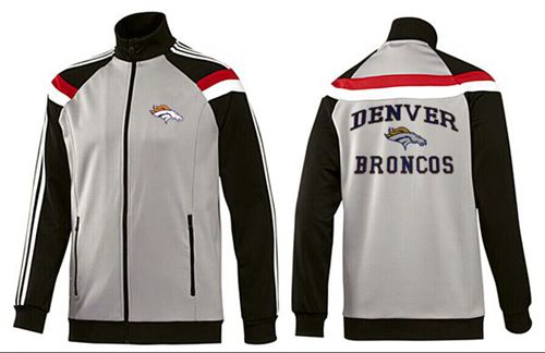 NFL Denver Broncos Heart Jacket Grey