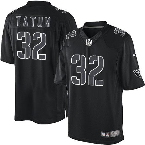 Nike Raiders #32 Jack Tatum Black Men's Stitched NFL Impact Limited Jersey