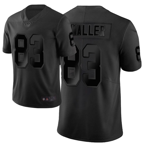 Raiders #83 Darren Waller Black Men's Stitched Football Limited City Edition Jersey - Click Image to Close