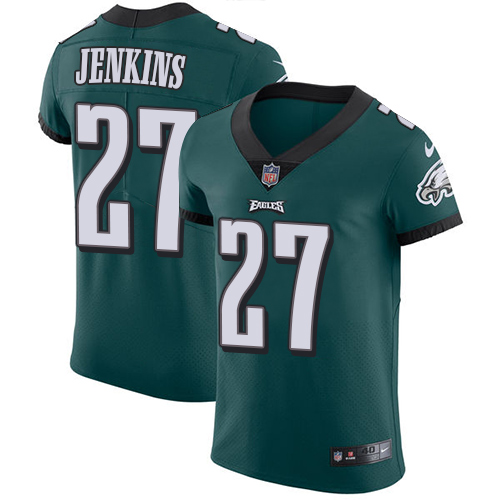 Nike Eagles #27 Malcolm Jenkins Midnight Green Team Color Men's Stitched NFL Vapor Untouchable Elite Jersey