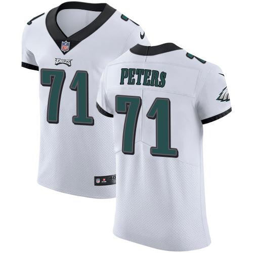 Nike Eagles #71 Jason Peters White Men's Stitched NFL Vapor Untouchable Elite Jersey