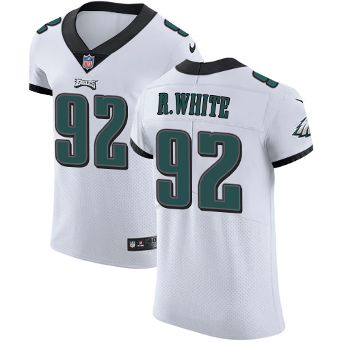 Nike Eagles #92 Reggie White White Men's Stitched NFL Vapor Untouchable Elite Jersey