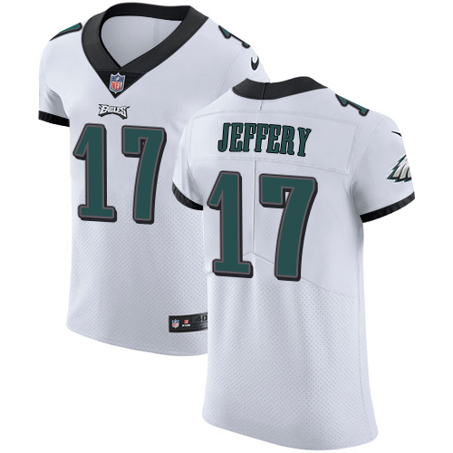 Nike Eagles #17 Alshon Jeffery White Men's Stitched NFL Vapor Untouchable Elite Jersey