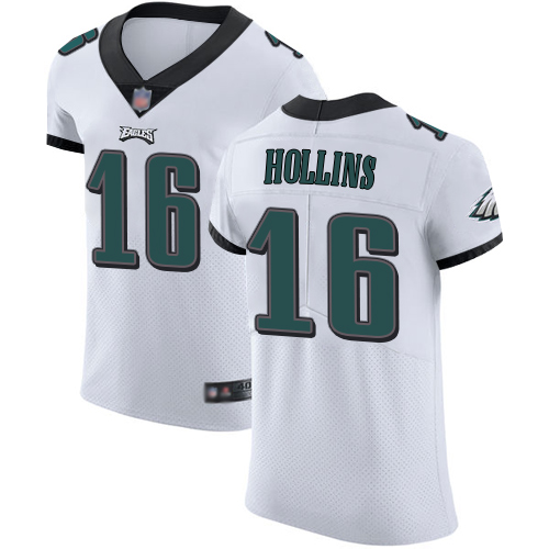 Eagles #16 Mack Hollins White Men's Stitched Football Vapor Untouchable Elite Jersey