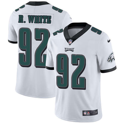 Nike Eagles #92 Reggie White White Men's Stitched NFL Vapor Untouchable Limited Jersey