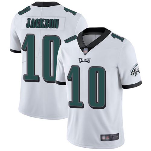 Nike Eagles #10 DeSean Jackson White Men's Stitched NFL Vapor Untouchable Limited Jersey