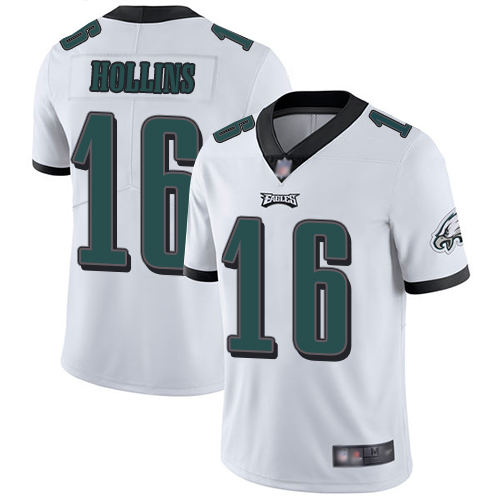 Eagles #16 Mack Hollins White Men's Stitched Football Vapor Untouchable Limited Jersey