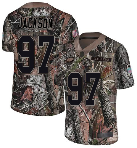 Nike Eagles #97 Malik Jackson Camo Men's Stitched NFL Limited Rush Realtree Jersey