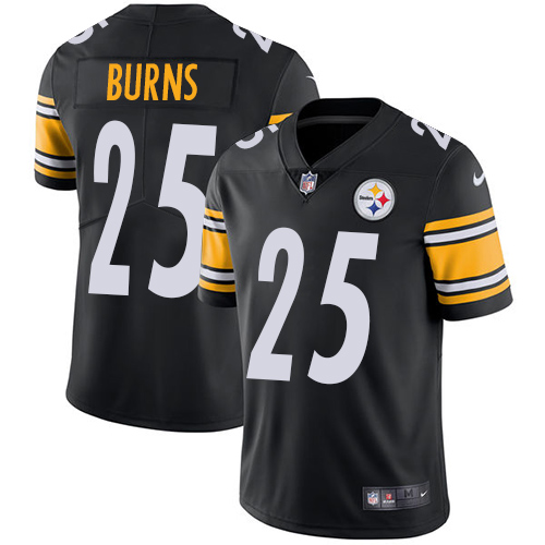 Nike Steelers #25 Artie Burns Black Team Color Men's Stitched NFL Vapor Untouchable Limited Jersey