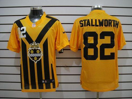 Nike Steelers #82 John Stallworth Gold 1933s Throwback Men's Stitched NFL Elite Jersey